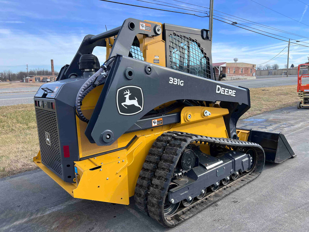 2022 John Deere 331g Skid Steer Enclosed Cab Heat & Ac 30 Hours Stock 