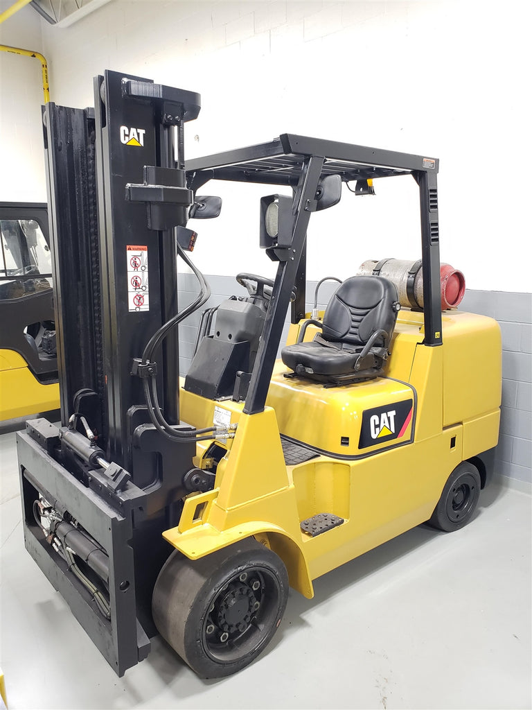 2015 CAT GC55K 12000 LB LP GAS FORKLIFT CUSHION 91/132