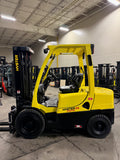 2016 HYSTER H60FT 6000 LB DIESEL FORKLIFT PNEUMATIC 86/181" 3 STAGE MAST SIDE SHIFTER 1,139 HOURS STOCK # BF9239279-BUF