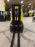 2016 HYSTER H60FT 6000 LB DIESEL FORKLIFT PNEUMATIC 86/181" 3 STAGE MAST SIDE SHIFTER 1,139 HOURS STOCK # BF9239279-BUF