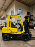 2016 HYSTER H60FT 6000 LB DIESEL FORKLIFT PNEUMATIC 86/181" 3 STAGE MAST SIDE SHIFTER 1,139 HOURS STOCK # BF9239279-BUF