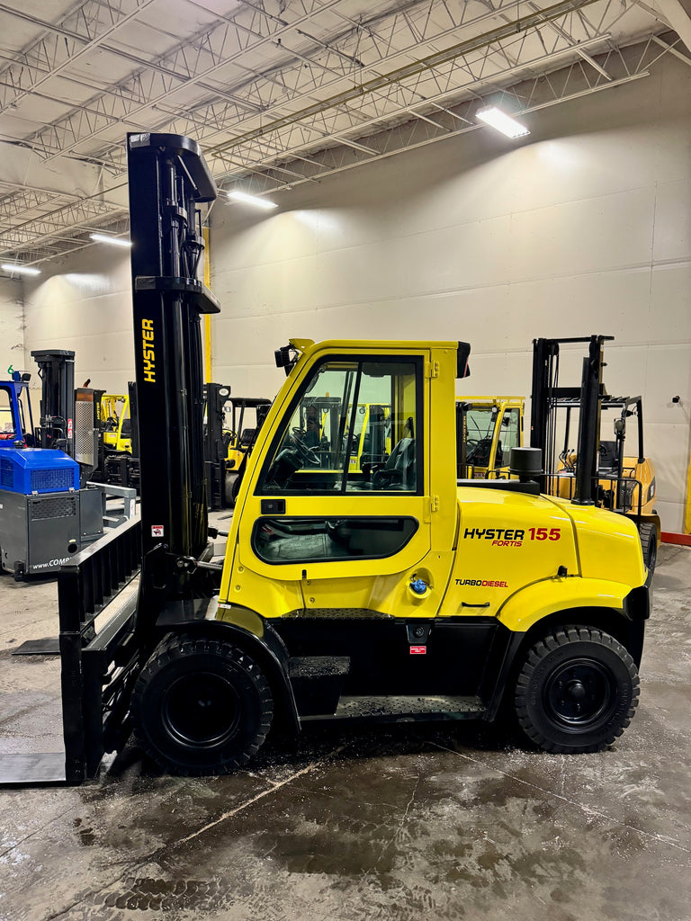 2017 HYSTER H155FT 15500 LB DIESEL FORKLIFT PNEUMATIC 148/212