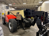 2015 JLG 1255 12000 LB DIESEL TELESCOPIC FORKLIFT TELEHANDLER FOAM FILLED TIRES PARTIAL CAB NO DOOR OUTRIGGERS 1574 HOURS 4WD STOCK # BF9595129-BUF