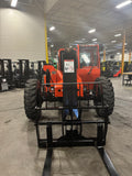 2014 SKYTRAK 6042 6000 LB DIESEL TELESCOPIC FORKLIFT TELEHANDLER PNEUMATIC 4WD HEATED CAB STOCK # BF9347569-BUF