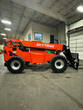 2014 SKYTRAK 6042 6000 LB DIESEL TELESCOPIC FORKLIFT TELEHANDLER PNEUMATIC 4WD HEATED CAB STOCK # BF9347569-BUF