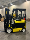 2019 YALE ERC060VGN 6000 LB 48 VOLT ELECTRIC FORKLIFT 87/188" THREE STAGE MAST SIDE SHIFTER 728 HOURS STOCK # BF978119-BUF