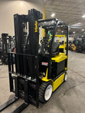 2019 YALE ERC060VGN 6000 LB 48 VOLT ELECTRIC FORKLIFT 87/188" THREE STAGE MAST SIDE SHIFTER 728 HOURS STOCK # BF978119-BUF