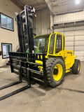 2017 SELLICK S100JTI-2 2WD 10000 LB DIESEL ROUGH TERRAIN 2WD FORKLIFT 124/168" 2 STAGE CLEAR VIEW SIDE SHIFTING MAST ENCLOSED CAB 1,323 HOURS STOCK # BF9425449-BUF - United Lift Equipment LLC