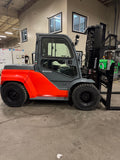 2019 TOYOTA 8FD70U 15500 LB DIESEL FORKLIFT PNEUMATIC 100/148" 3 STAGE MAST SIDE SHIFTER & FORK POSITIONER 1,239 HOURS ENCLOSED HEATED CAB STOCK # BF9565429-BUF