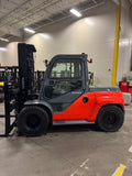 2019 TOYOTA 8FD70U 15500 LB DIESEL FORKLIFT PNEUMATIC 100/148" 3 STAGE MAST SIDE SHIFTER & FORK POSITIONER 1,239 HOURS ENCLOSED HEATED CAB STOCK # BF9565429-BUF