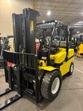 2021 YALE GTP100 10000 LB DUAL FUEL (RUNS PROPANE or GASOLINE) FORKLIFT DUAL PNEUMATIC 95/185 3 STAGE MAST SIDE SHIFTER 1131 HOURS STOCK # BF9345219-BUF