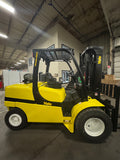 2021 YALE GTP100 10000 LB DUAL FUEL (RUNS PROPANE or GASOLINE) FORKLIFT DUAL PNEUMATIC 95/185 3 STAGE MAST SIDE SHIFTER 1131 HOURS STOCK # BF9345219-BUF