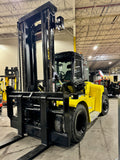 2021 HYSTER H360HD2 36000 LB DIESEL FORKLIFT PNEUMATIC 160/185" 2 STAGE MAST SIDE SHIFTING FORK POSITIONER 96" FORKS INDEPENDENT FORK POSITIONER AS WELL ENCLOSED CAB WITH HEAT AND AC 1,892 HOURS HOURS STOCK # BF91391189-BUF - United Lift Equipment LLC