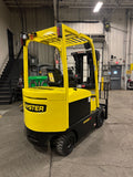 2021 HYSTER E80XN 8000 LB ELECTRIC FORKLIFT CUSHION 95/186" 3 STAGE MAST SIDE SHIFTER 740 HOURS STOCK # BF9156879-BUF