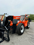 2019 JLG SKYTRAK 10054 10000 LB DIESEL TELESCOPIC FORKLIFT TELEHANDLER PNEUMATIC 4WD OUTRIGGERS ENCLOSED CAB WITH HEAT AND AC 1576 HOURS STOCK # BF9969889-BUF