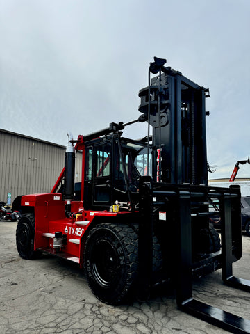 2012 Taylor TX450S 45000 LB CAPACITY DIESEL FORKLIFT PNEUMATIC 170/156" 2 STAGE MAST INDEPENDENT FORK POSITIONER 4824 HOURS STOCK # BF9652319-BUF