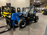 2022 GENIE GTH5519 5500 LB DIESEL TELESCOPIC FORKLIFT TELEHANDLER PNEUMATIC 4WD ENCLOSED HEATED CAB STOCK # BF9459159-BUF