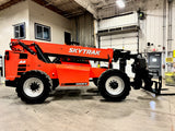 2019 JLG SKYTRAK 10054 10000 LB DIESEL TELESCOPIC FORKLIFT TELEHANDLER PNEUMATIC 4WD OUTRIGGERS ENCLOSED CAB WITH HEAT AND AC 791 HOURS STOCK # BF91089889-BUF - United Lift Equipment LLC