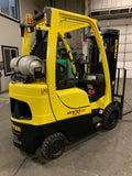 2018 HYSTER S50FT 5000 LB LP GAS FORKLIFT CUSHION 84/189" 3 STAGE MAST SIDE SHIFTING FORK POSITIONER 1167 HOURS STOCK # BF9153719-BUF - United Lift Equipment LLC