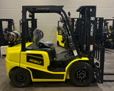 2025 DEWALT LIFT TRUCK DDFP-25 NON-COMPUTERIZED NISSAN K25 DUAL FUEL (can run on Gasoline or Propane) 5000 LB CAPACITY SOLID PNEUMATIC TIRES 83/185" LIFT HEIGHT 3 STAGE MAST SIDE SHIFTING FORK POSITIONER 2000hr/2YR WARRANTY STOCK # BF9228579-BUF