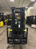 2025 DEWALT LIFT TRUCK DDFP-25 NON-COMPUTERIZED NISSAN K25 DUAL FUEL (can run on Gasoline or Propane) 5000 LB CAPACITY SOLID PNEUMATIC TIRES 83/185" LIFT HEIGHT 3 STAGE MAST SIDE SHIFTING FORK POSITIONER 2000hr/2YR WARRANTY STOCK # BF9228579-BUF