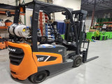 2021 DOOSAN GC15S-9 3000 LB LP GAS FORKLIFT CUSHION 83/189 3 STAGE MAST SIDE SHIFTER 80 HOURS STOCK # BF9139129-RIL