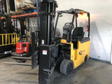 2013 DREXEL SL40AC 4000 LB 48 VOLT ELECTRIC FORKLIFT CUSHION 99/198" 3 STAGE UNIQUE SWING MAST WITH FORK POSITIONER 2241 HOURS STOCK # BF9279579-ZLSC