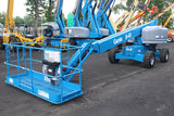 2018 GENIE S45 TELESCOPIC STRAIGHT BOOM LIFT AERIAL LIFT WITH JIB 45' REACH DIESEL 4WD 1762 HOURS STOCK # BF9449729-NLE