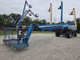 2018 GENIE SX-125XC TELESCOPIC STRAIGHT BOOM LIFT AERIAL LIFT WITH JIB ARM 125' REACH DIESEL 4WD 1269 HOURS STOCK # BF9794629- RIL