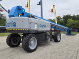 2018 GENIE SX-125XC TELESCOPIC STRAIGHT BOOM LIFT AERIAL LIFT WITH JIB ARM 125' REACH DIESEL 4WD 1269 HOURS STOCK # BF9794629- RIL