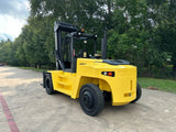 2014 HYSTER H360HD 36000 LB DIESEL FORKLIFT PNEUMATIC 161/183" 2 STAGE MAST SIDE SHIFTING FORK POSITIONER 2095 HOURS STOCK # BF91212239-TXB - United Lift Equipment LLC