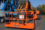 2019 JLG 1350SJP FACTORY RECONDITIONED DIESEL PNEUMATIC BOOM LIFT STRAIGHT WITH JIB 2051 HOURS STK# BF9945729-NLE