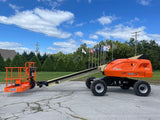 2014 JLG 400S TELESCOPIC BOOM LIFT AERIAL LIFT 40' REACH DUAL FUEL 4WD 3480/3560 HOURS STOCK # BF9295129-PAB