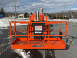 2016 JLG 400S TELESCOPIC STRAIGHT BOOM LIFT AERIAL LIFT 40' REACH DIESEL 4WD 2327 HOURS STOCK # BF9329179-PAB