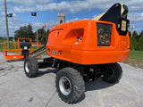 2014 JLG 400S TELESCOPIC BOOM LIFT AERIAL LIFT 40' REACH DUAL FUEL 4WD 3480/3560 HOURS STOCK # BF9295129-PAB