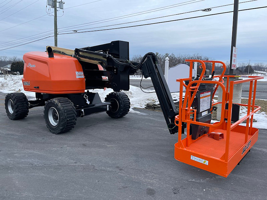 2015 JLG 450AJ ARTICULATING BOOM LIFT AERIAL LIFT WITH JIB ARM 45 ...