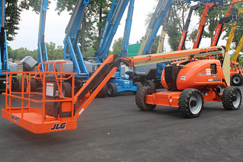 2016 JLG 600AJ ARTICULATING BOOM LIFT AERIAL LIFT WITH JIB ARM 60' REACH DIESEL 4WD 1530 HOURS STOCK # BF9449719-NLE