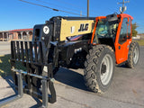 2023 JLG 742 7000 LB DIESEL TELESCOPIC FORKLIFT TELEHANDLER ENCLOSED CAB WITH HEAT/AC FOAM FILLED TIRES 4WD BRAND NEW STOCK # BF91219170-PAB - United Lift Equipment LLC