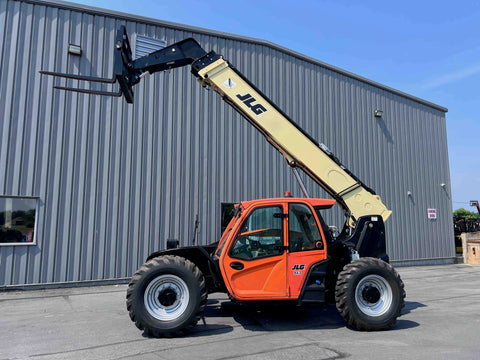 2020 JLG 943 9000 LB DIESEL TELESCOPIC FORKLIFT TELEHANDLER PNEUMATIC 4WD ENCLOSED CAB WITH HEAT AND AC 4612 HOURS STOCK # BF9795149-PAB