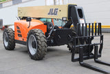 2015 JLG G9-43A 9000 LB DIESEL TELESCOPIC FORKLIFT TELEHANDLER PNEUMATIC 4WD AUXILIARY HYDRAULICS HEAETD CAB 2951 HOURS STOCK # BF9589719-NLE