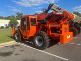 2008 LULL 1044C-54 10000 LB DIESEL TELESCOPIC FORKLIFT TELEHANDLER PNEUMATIC ENCLOSED CAB 4WD STOCK # BF9950089-WEB