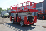 2016 MEC 6092RT 60' REACH SCISSOR LIFT DIESEL 4WD OUTRIGGERS 884 HOURS STOCK # BF9549179-NLE