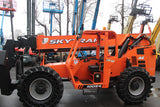 2018 SKYTRAK 10054 10000 LB DIESEL TELESCOPIC FORKLIFT TELEHANDLER PNEUMATIC 4WD OUTRIGGERS 1367 HOURS STOCK # BF9795149-NLE