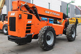 2018 SKYTRAK 10054 10000 LB DIESEL TELESCOPIC FORKLIFT TELEHANDLER PNEUMATIC 4WD OUTRIGGERS 2275 HOURS STOCK # BF9998729-NLE - United Lift Equipment LLC