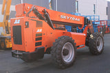 2019 JLG SKYTRAK 10054 10000 LB DIESEL TELESCOPIC FORKLIFT TELEHANDLER PNEUMATIC 4WD OUTRIGGERS ENCLOSED CAB WITH HEAT 2764 HOURS STOCK # BF9897569-NLE