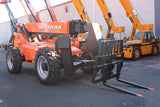 2019 JLG SKYTRAK 10054 10000 LB DIESEL TELESCOPIC FORKLIFT TELEHANDLER PNEUMATIC 4WD OUTRIGGERS ENCLOSED CAB WITH HEAT 2764 HOURS STOCK # BF9897569-NLE