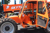 2016 SKYTRAK 8042 8000 LB DIESEL TELESCOPIC FORKLIFT TELEHANDLER PNEUMATIC 4WD 2375 ENCLOSED HEATED CAB HOURS STOCK # BF9629779-NLE