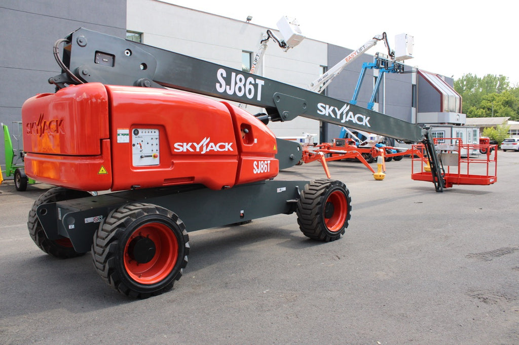 2020 SKYJACK SJ86T STRAIGHT BOOM LIFT AERIAL LIFT WITH JIB ARM 86 ...