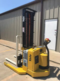 2007 YALE MSW040SEN24TV087 4000 LB ELECTRIC FORKLIFT WALKIE STACKER CUSHION 87/130 2 STAGE MAST SIDE SHIFTER 1612 HOURS STOCK # BF959129-ARB - United Lift Equipment LLC