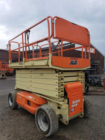 2008 JLG 4069LE SCISSOR LIFT 40' REACH ELECTRIC SOLID PNEUMATIC TIRES 564  HOURS STOCK # BF9137169-VAOH